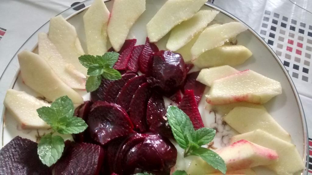 Ensalada de remolacha betabel y manzanas - Recetas Saludables